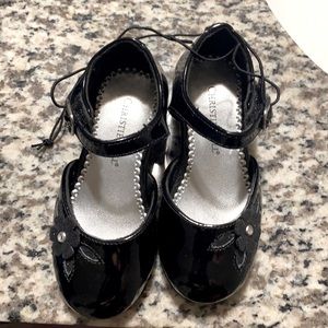 Christie & Jill Heaven B Black Baby Shoes Size 6 Medium